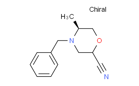 CAS No. 1384526-33-3, (5S)-4-benzyl-5-methylmorpholine-2-carbonitrile