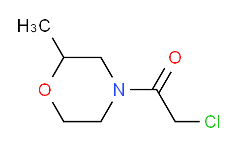 CAS No. 128274-04-4, 2-chloro-1-(2-methylmorpholin-4-yl)ethan-1-one