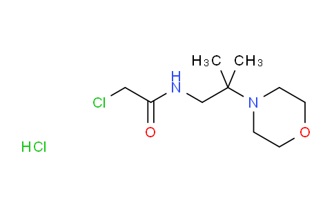 CAS No. 1171318-29-8, 2-chloro-N-(2-methyl-2-morpholino-propyl)acetamide;hydrochloride