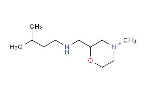 CAS No. 1485536-72-8, (3-methylbutyl)[(4-methylmorpholin-2-yl)methyl]amine