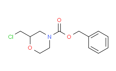 CAS No. 1311316-80-9, benzyl 2-(chloromethyl)morpholine-4-carboxylate