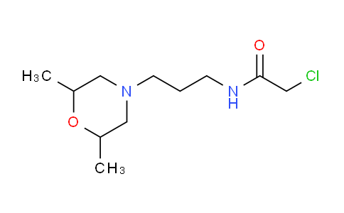 CAS No. 1208957-38-3, 2-chloro-N-[3-(2,6-dimethylmorpholin-4-yl)propyl]acetamide