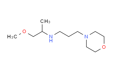 CAS No. 1251147-98-4, (1-methoxypropan-2-yl)[3-(morpholin-4-yl)propyl]amine