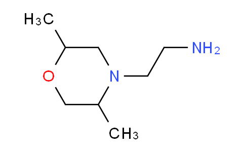CAS No. 1216012-13-3, 2-(2,5-dimethylmorpholin-4-yl)ethan-1-amine