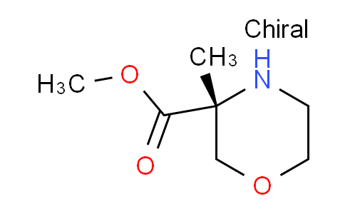 CAS No. 1434247-86-5, methyl (3R)-3-methylmorpholine-3-carboxylate