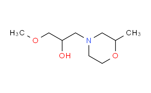 CAS No. 1344214-00-1, 1-methoxy-3-(2-methylmorpholin-4-yl)propan-2-ol