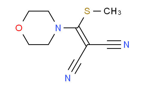 CAS No. 55883-90-4, 2-[(methylsulfanyl)(morpholin-4-yl)methylidene]propanedinitrile