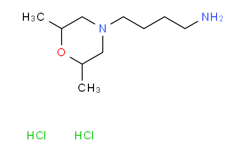 CAS No. 1172005-10-5, 4-(2,6-dimethylmorpholin-4-yl)butan-1-amine dihydrochloride