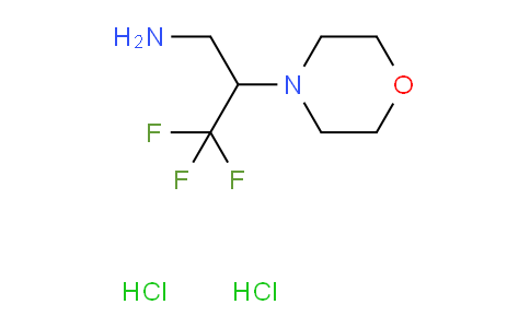 CAS No. 1306605-33-3, 3,3,3-trifluoro-2-(morpholin-4-yl)propan-1-amine dihydrochloride