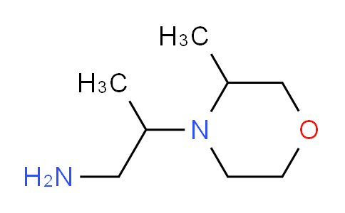 CAS No. 1215981-25-1, 2-(3-methylmorpholin-4-yl)propan-1-amine