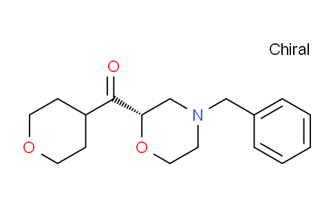 CAS No. 852237-41-3, [(2S)-4-benzylmorpholin-2-yl]-(oxan-4-yl)methanone