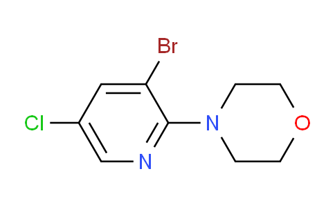 CAS No. 1199773-36-8, 4-(3-Bromo-5-chloropyridin-2-yl)morpholine