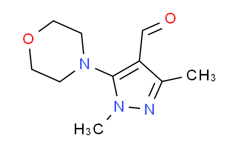 CAS No. 26990-69-2, 1,3-Dimethyl-5-morpholino-1H-pyrazole-4-carbaldehyde