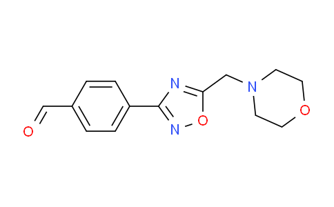 CAS No. 1119450-76-8, 4-[5-(morpholin-4-ylmethyl)-1,2,4-oxadiazol-3-yl]benzaldehyde