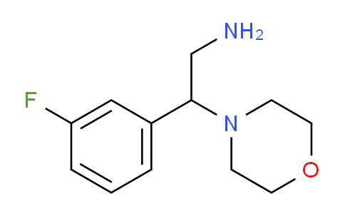 CAS No. 933739-52-7, 2-(3-Fluorophenyl)-2-morpholinoethylamine