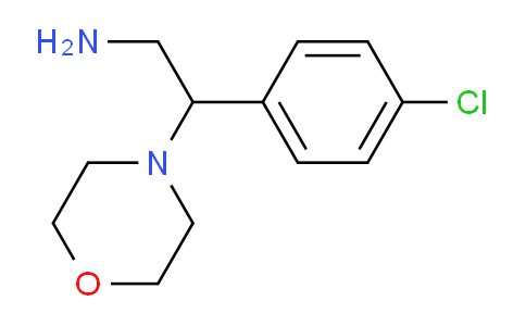 CAS No. 866782-00-5, 2-(4-Chlorophenyl)-2-morpholinoethylamine