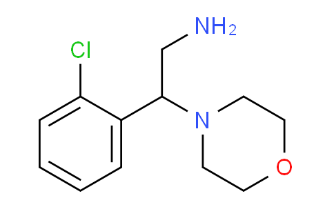 CAS No. 866782-01-6, 2-(2-Chlorophenyl)-2-morpholinoethylamine