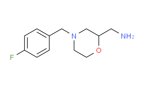 2-(Aminomethyl)-4-(4-fluorobenzyl)morpholine