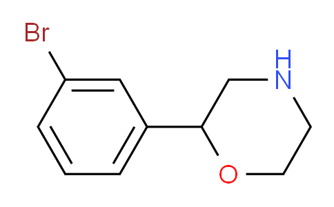 CAS No. 1018612-02-6, 2-(3-Bromophenyl)morpholine