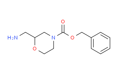 CAS No. 317365-31-4, benzyl 2-(aminomethyl)morpholine-4-carboxylate