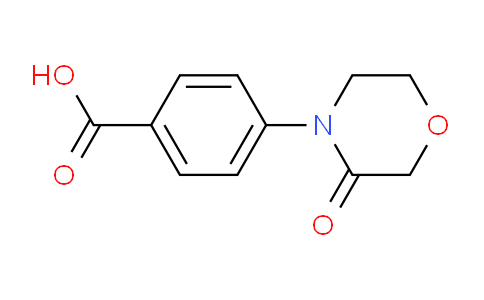 CAS No. 720720-60-5, 4-(3-oxomorpholino)benzoic acid