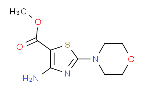 CAS No. 99967-78-9, methyl 4-amino-2-morpholinothiazole-5-carboxylate