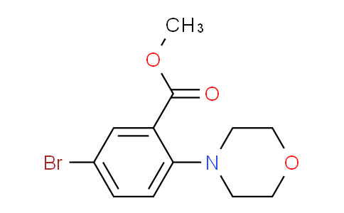 CAS No. 1131587-79-5, methyl 5-bromo-2-morpholinobenzoate