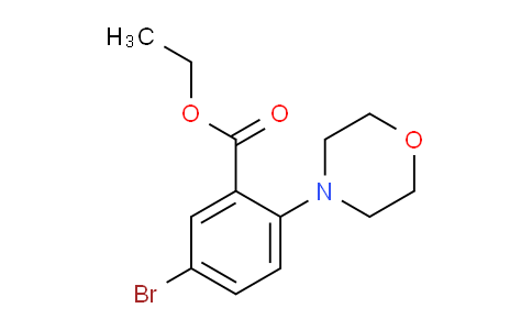 CAS No. 1131587-81-9, ethyl 5-bromo-2-morpholinobenzoate