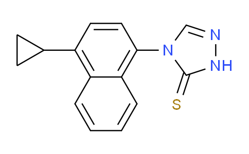 4-(4-cyclopropylnaphthalen-1-yl)-2,4-dihydro-3H-1,2,4-triazole-3-thione