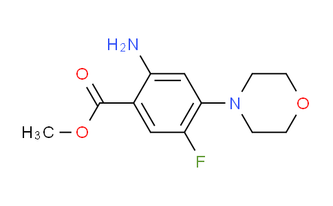 CAS No. 864292-15-9, Methyl 2-amino-5-fluoro-4-morpholinobenzoate