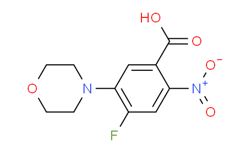 CAS No. 1033778-62-9, 4-Fluoro-5-morpholino-2-nitrobenzoic acid
