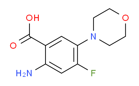 CAS No. 1033778-63-0, 2-amino-4-fluoro-5-morpholinobenzoic acid