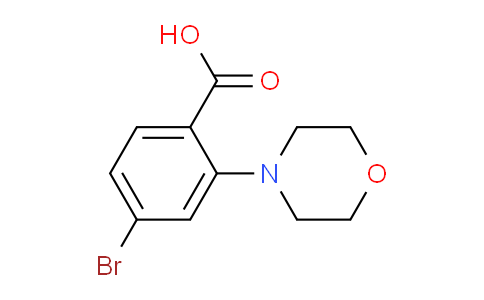 CAS No. 1099687-03-2, 4-Bromo-2-morpholinobenzoic acid