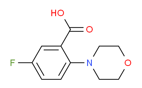 CAS No. 1096880-75-9, 5-Fluoro-2-morpholinobenzoic acid