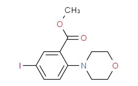 CAS No. 1131587-23-9, methyl 5-iodo-2-morpholinobenzoate
