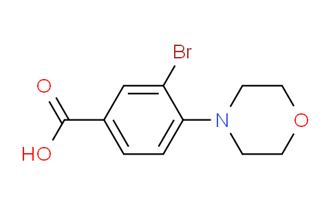 CAS No. 1131594-24-5, 3-Bromo-4-morpholinobenzoic acid