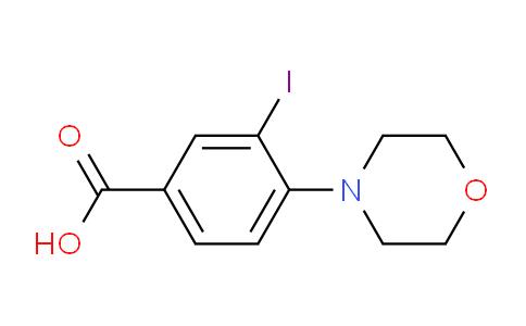 CAS No. 1131614-36-2, 3-iodo-4-morpholinobenzoic acid