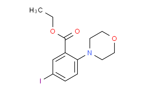 CAS No. 1131587-28-4, ethyl 5-iodo-2-morpholinobenzoate