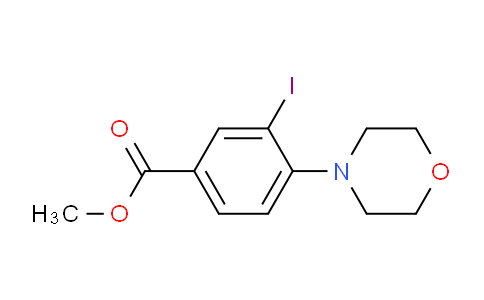 CAS No. 1131614-73-7, methyl 3-iodo-4-morpholinobenzoate