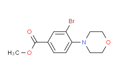 CAS No. 1131622-56-4, methyl 3-bromo-4-morpholinobenzoate