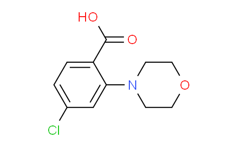 CAS No. 1197193-12-6, 4-Chloro-2-morpholinobenzoic acid