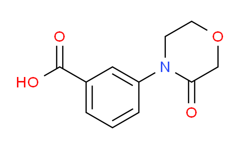 CAS No. 1194374-14-5, 3-(3-oxomorpholino)benzoic acid