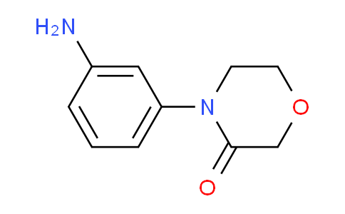 CAS No. 1082495-22-4, 4-(3-Aminophenyl)morpholin-3-one