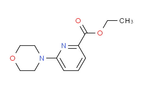 CAS No. 1061750-15-9, Ethyl 6-morpholinopicolinate