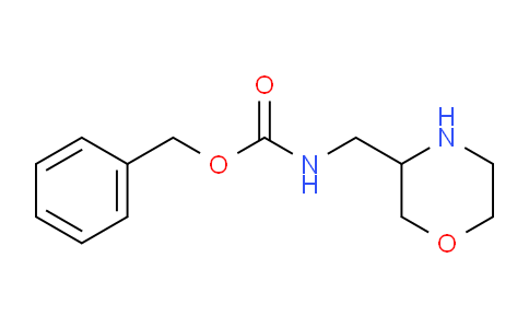 CAS No. 1154870-85-5, benzyl (morpholin-3-ylmethyl)carbamate