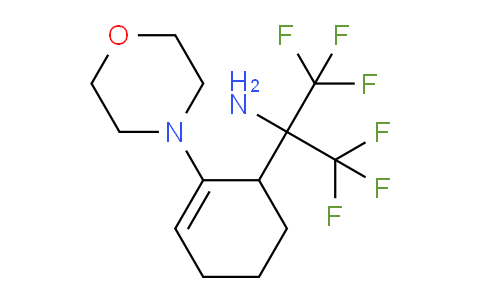 CAS No. 15580-93-5, 1,1,1,3,3,3-hexafluoro-2-(2-morpholinocyclohex-2-en-1-yl)propan-2-amine