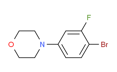 CAS No. 279261-83-5, 4-(4-bromo-3-fluorophenyl)morpholine