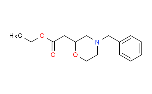 CAS No. 73933-19-4, (4-Benzyl-morpholin-2-yl)-acetic acid ethyl ester