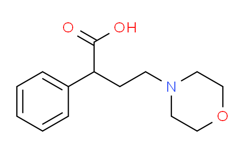 CAS No. 858712-33-1, 4-morpholino-2-phenylbutanoic acid