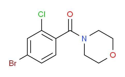 CAS No. 877383-57-8, (4-Bromo-2-chlorophenyl)(morpholino)methanone